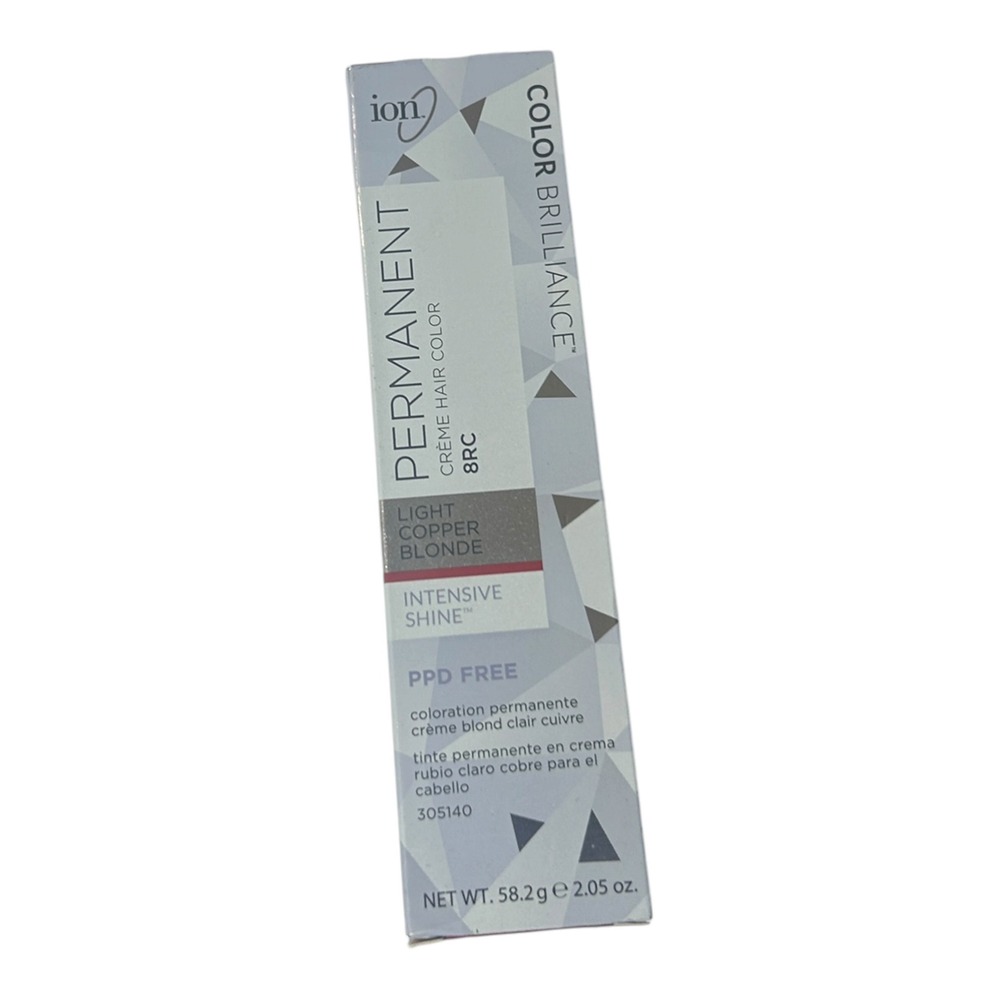 Ion Color Brilliance Permanent Creme Hair Color 8RC Light Copper Blonde 2.05 oz